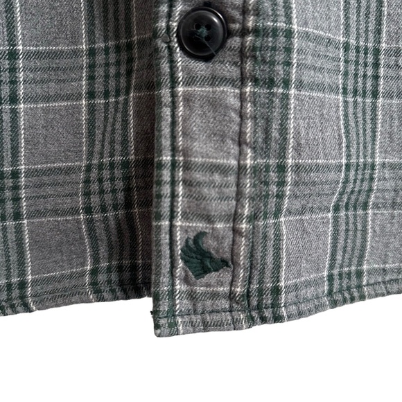 Cody James fleece lined Mens Medium Plaid ButtonUp Long Sleeves Pockets Western - Picture 5 of 6